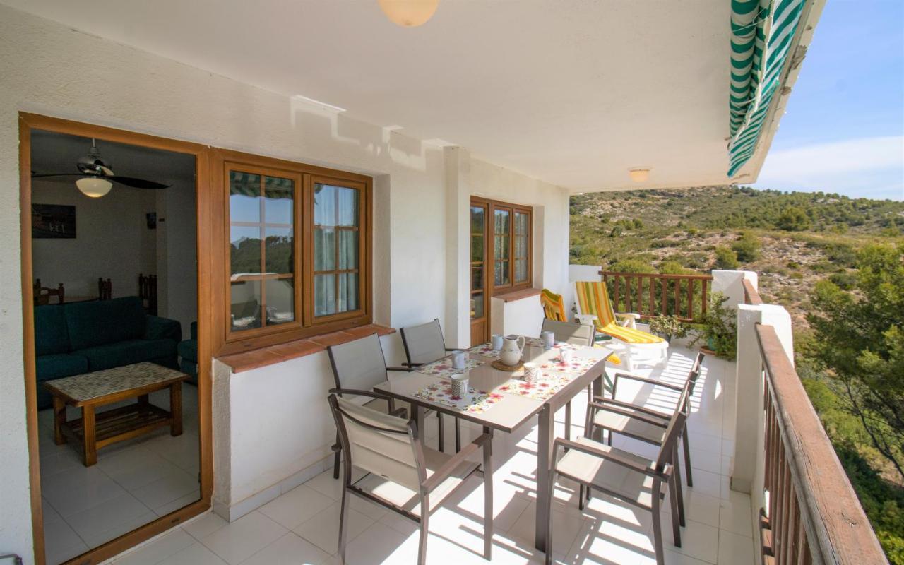 Terraza Con Vistas Espectaculares - Haciendas Albert Villas Alcossebre Bagian luar foto